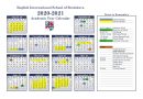 School Calendar 2020-2021
