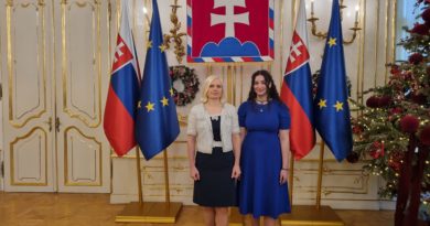 Recognition ceremony  in the Palace of the President of the Slovak Republic