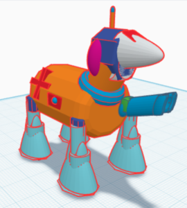 3D Model of Rescue Robot by Lukáš Grík