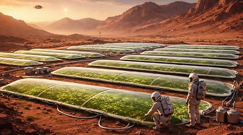 Greenhouses on Mars