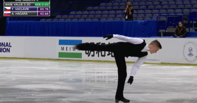 EISB’s Tadeáš Václavík Continues to Shine on the International Figure Skating Stage