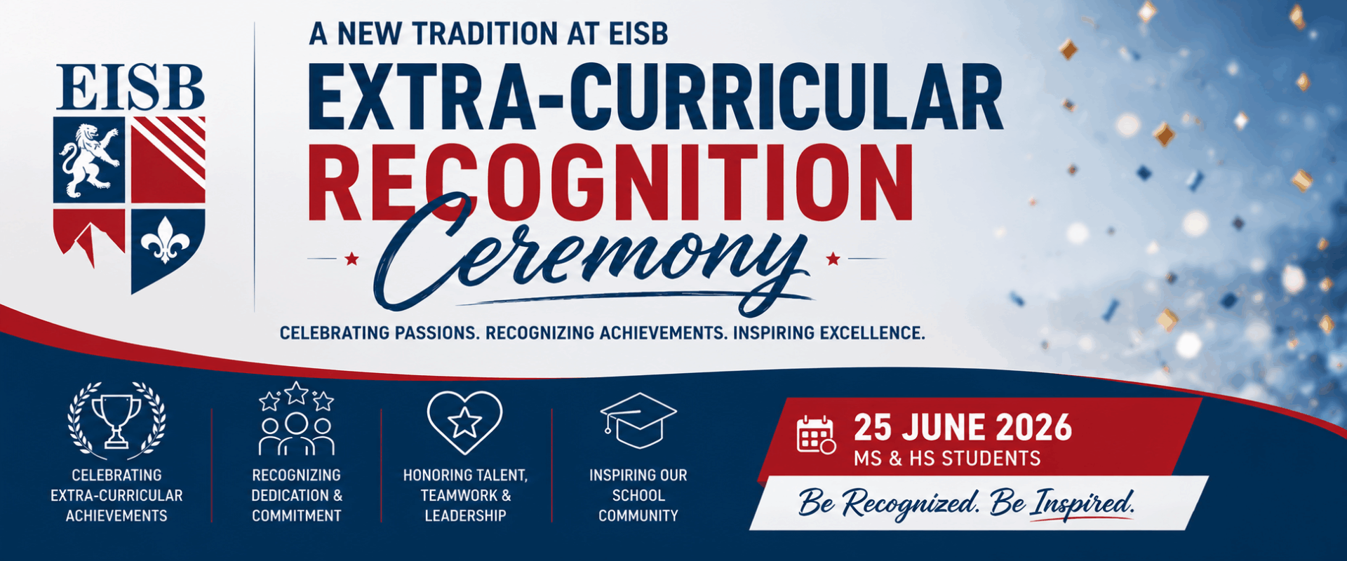 EISB Extra-Curricular Recognition Ceremony
