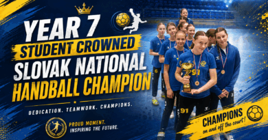ʏᴇᴀʀ 7 ꜱᴛᴜᴅᴇɴᴛ  Crowned Slovak National Handball Champion