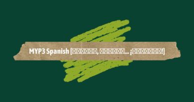 MYP3 Spanish [𝘓𝘪𝘨𝘩𝘵𝘴, 𝘊𝘢𝘮𝘦𝘳𝘢… ¡𝘋𝘰𝘣𝘭𝘢𝘫𝘦!]