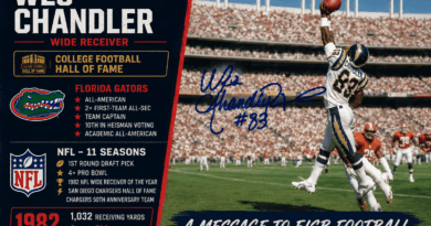 A Message to EISB Football from Wes Chandler