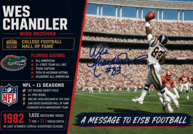 A Message to EISB Football from Wes Chandler